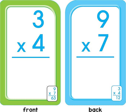 School Zone Multiplication 0-12 Flash Cards