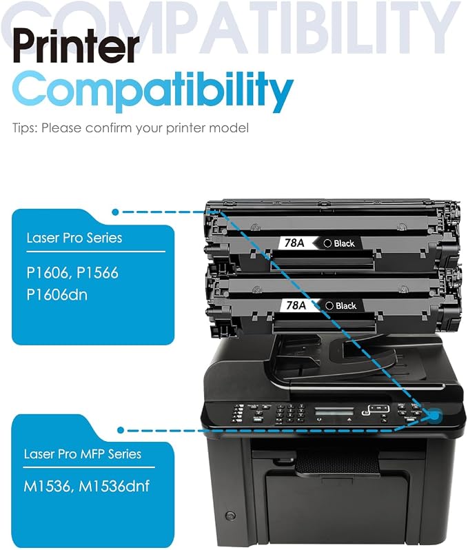 78A CE278A Toner Cartridges Compatible 78A CE278A Black Toner