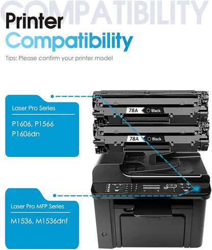 78A CE278A Toner Cartridges Compatible 78A CE278A Black Toner