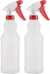 DilaBee Plastic Spray Bottle (2 Pack) - 16oz Empty Spray Bottles for Cleaning, Gardening  Grilling - Leakproof  Adjustable Nozzle Water Spray Bottle - Heavy Duty  BPA Free Plastic Spray Bottles
