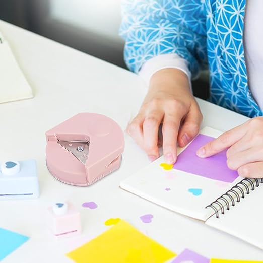 Round Corner Punch | Multifunctional Photo Corner Punch for Scrapbooking, Card Making | Portable, Professional Corner Cutter for Photos and Art