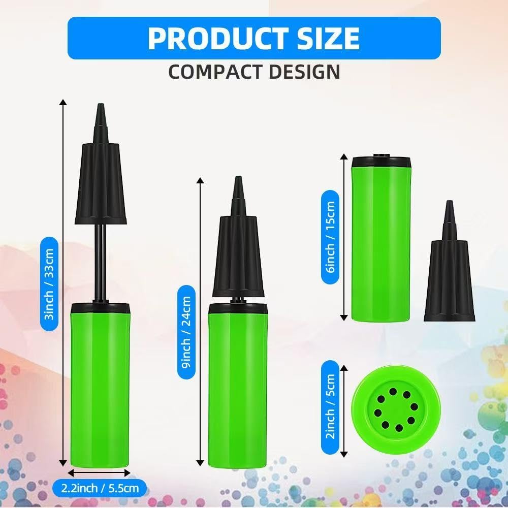 Hand Air Pump-Portable Inflator Tool 1 Inflator Manual Balloon Air Pump for for Inflatables, Pool Floats, Party Garlands and Yoga Balls