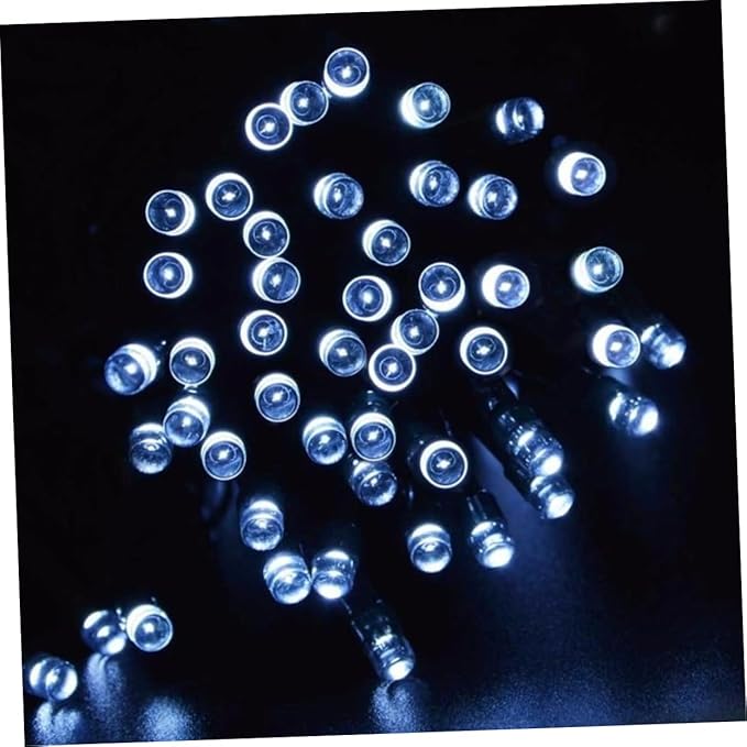 50 Led Solar String Lights Outdoor Waterproof Fairy Lights for Christmas Wedding Birthday Party Outdoor Decor