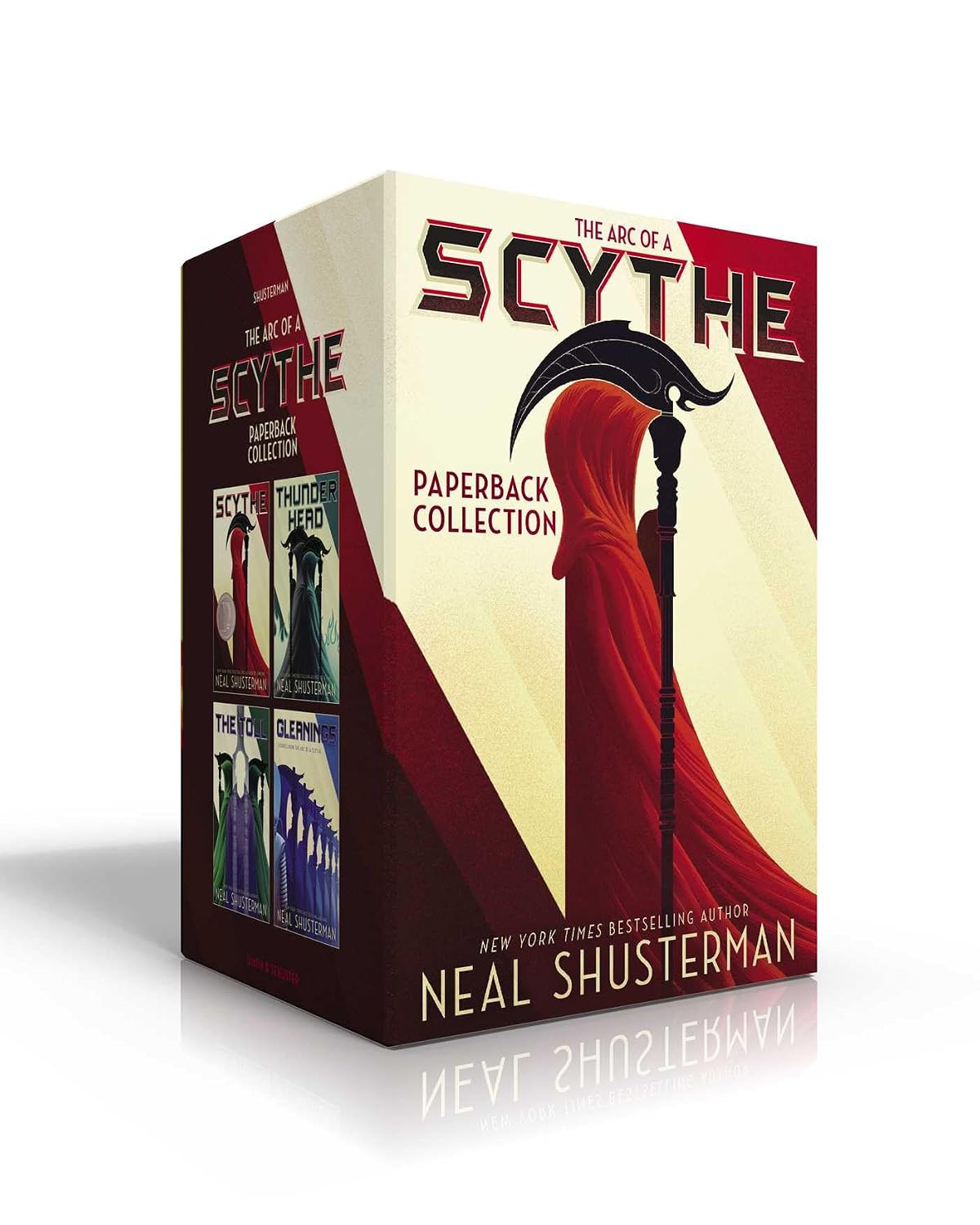 The Arc of a Scythe Paperback Collection (Boxed Set) by Neal Shusterman: Scythe; Thunderhead; The Toll; Gleanings