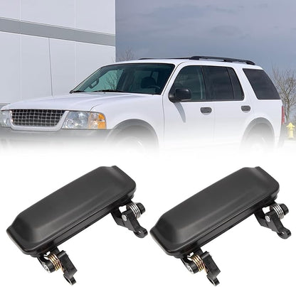 Exterior Left  Right Door Handle Fits Explorer 1998-2003 Explorer Sport Trac 2001-2005 Mercur.y Mountaineer 1998-2001, Driver Passenger Side Exterior Door Handle,79102 60306(2 Pack)