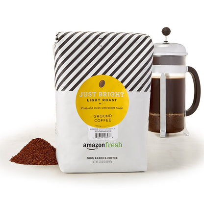 Fresh, Just Bright Ground Coffee, Light Roast, 32 Oz