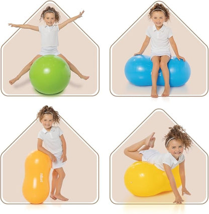 Milliard Peanut Ball Physio Roll for Exercise, Therapy, Labor, Birthing and Dog Training