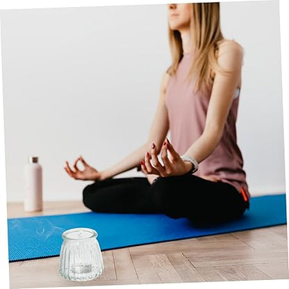 2pcs Candle Cup Candlesticks Candle Holder Candles for Cake Mini Candles Votive Candles Scented Candle Stick Holder Small Cup for DIY Candle DIY Aroma Cup Transparent Plastic
