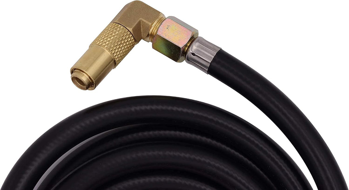 METER STAR Universal Regulator Grill QCC1 6.5 Feet Hose and Elbow Fitting Adapter Kit Propane Regulator and Hose Replacement Parts for 17" and 22" Blackstone Tabletop Griddle