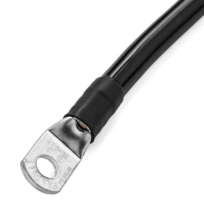 Spartan Power Black 2 Foot, Battery Cable, Negative Only 3/8" M10 Made in USA