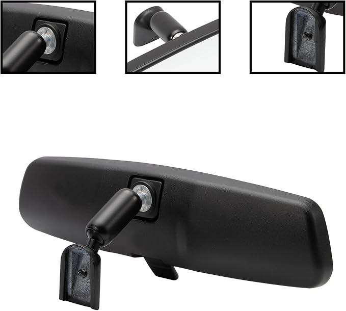 Rear View Mirror compatible for 1987-2012 Wrangler YJ TJ JK Day Night Mirror for 2002-2013 Cherokee Interior Rearview Mirror Kit for 2007-2016 Compass 2011-2017 Patriot Replace#8993023K 8993-023K