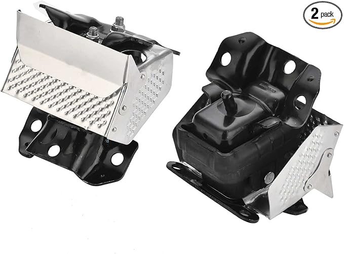 2PCS Engine Motor Mount Kit with Heat Shield Right Left Engine Trans Mount Compatible with GMC Sierra Yukon / Chevrolet Tahoe Silverado Suburban / Cadillac Escalade 2007-2014 Replace 15854941 A5365HY