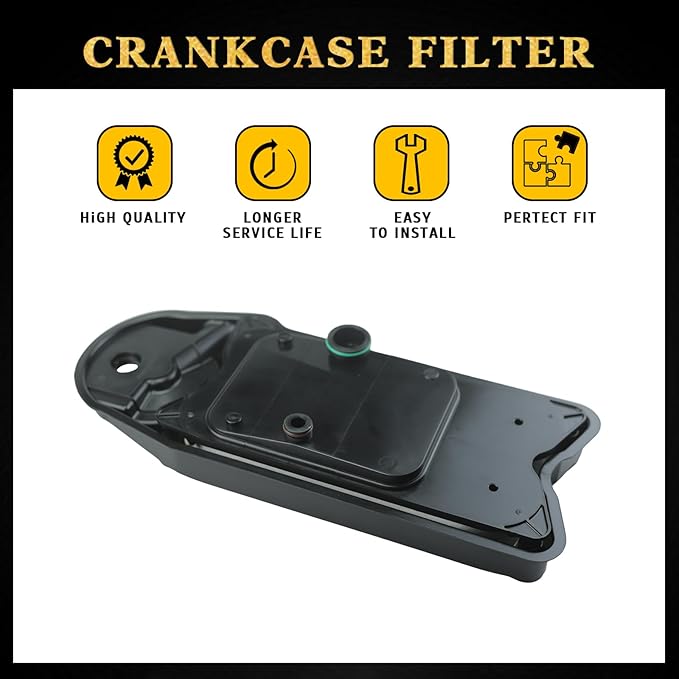 6.7 Cummins Crankcase Filter Breather Element CCV Filter Compatible with Ram 2500350045005500 F650F750 Freightliner Blue Bird 2007-2020 CV52001 68002433AAABAC 4936636 904-418
