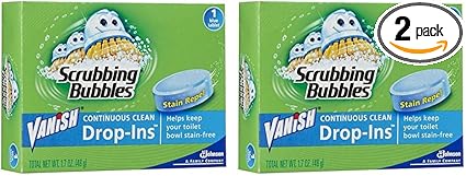 Scrubbing Bubbles Vanish Bowl Cleaner Drop In's, 1.7 oz (Pack of 2)