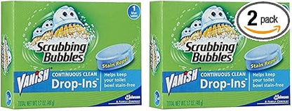 Scrubbing Bubbles Vanish Bowl Cleaner Drop In's, 1.7 oz (Pack of 2)