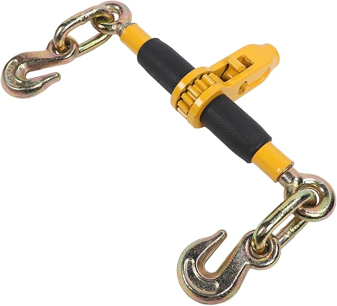 Labor Saving, Bumpy Textured Rubber Grip, Excellent Alloy Steel Material, Detachable, Wide Application Ratchet Chain With Chain for Stationary Transportation