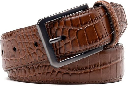 Fabio Valenti Belts for Men,Handmade Genuine Leather Men's Belt Classic and Fashion Designs