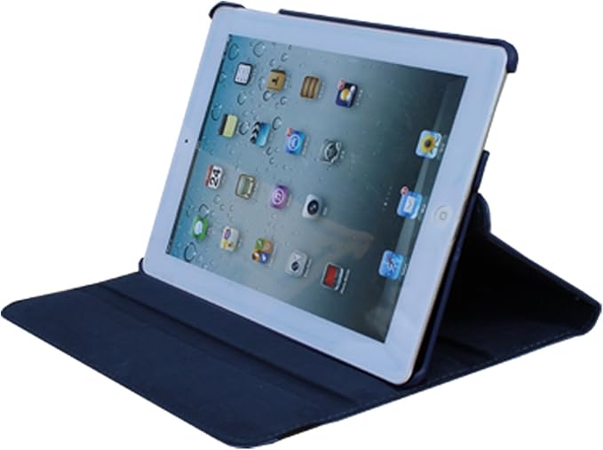 Case Compatible with iPad Pro 10.5 (2017 Model), Rotating Stand Smart Magnetic Auto Wake UpSleep Cover for A1701 A1709 MQDW2LLA MPF02LLA MQDT2LLA MPDY2LLA (Navy Blue)