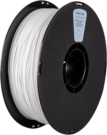 TPU Filament, 72D TPU Filament 1.75mm, Flexible Soft 3D Printer White Filament 1kg Spool, Dimensional Accuracy +/- 0.05