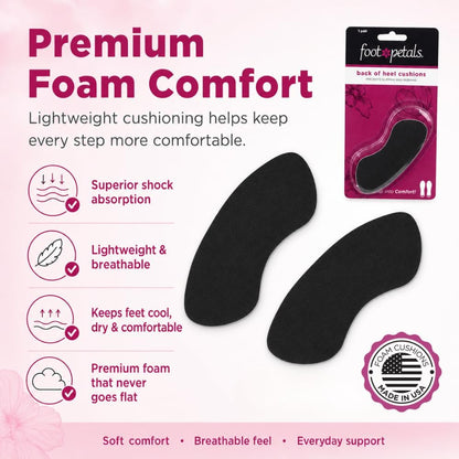 Foot Petals Womens Back of Heel Cushion