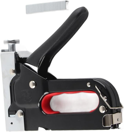 3 in 1 Robust Staple Tool | 600 Nails Capacity for Upholstery & Photo Frames | Solid Steel Construction with Jam - Prevention Design | 4-14mm U - Shaped/Round/Finished