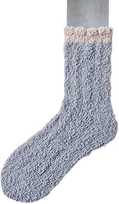 Winter warm and comfortable mid-calf super soft slippers socks