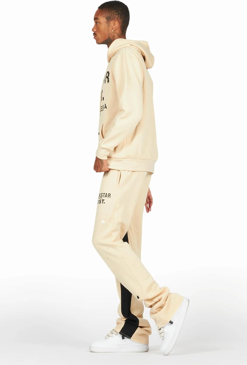 ROCKSTAR ORIGINAL Men's Scottie Hoodie Relaxed Stacked Track Set