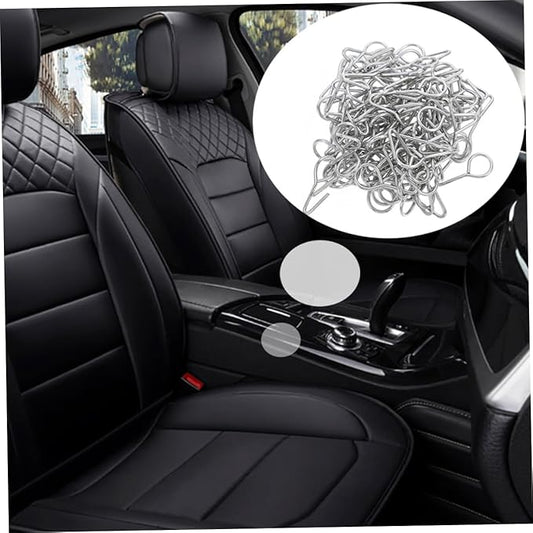 Enhance Car Seat Comfort 50pcs Metal S-Hook Seat Cover Installers Easy Fit