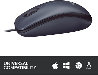 B100 Optical Mouse For Business Black (Renewed)