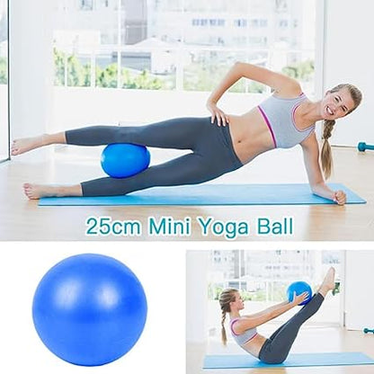Pilates Essentials Kit for Women, 11-Piece Better Me Pilates Kit, Booty Bands for Working Out Glutes Yoga Ball 25cm Figure 8 Resistance Band Yoga Bands for Stretching