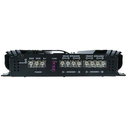 YaeCCC 4 Channel High Power Amplifier - Slim Stereo 4 Channel Car Audio Stereo Amplifier Amp 4Ohm