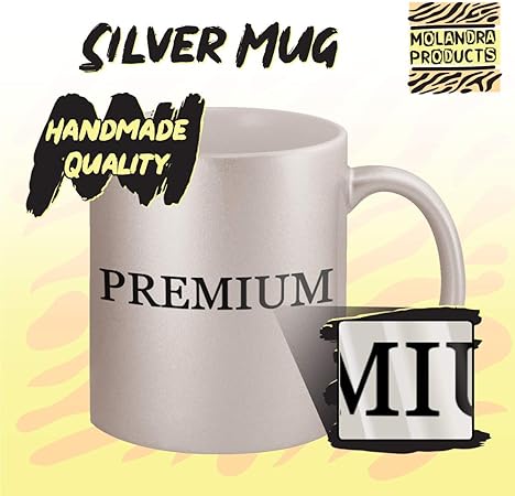 Level 1 Crook - Ceramic 11oz Silver Coffee Mug, Silver