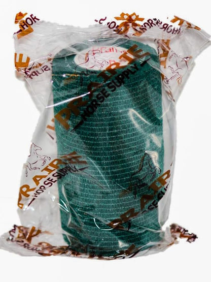 Vet Wrap Tape (Hunter Green) (2 Pack) (2 Inch x 15 feet) Self Adhesive Adherent Adhering Cohesive Flex Self Stick Bandage Grip Roll Dog Cat Pet Horse