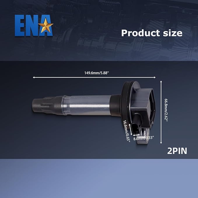 ENA Set of 1 Ignition Coil Pack Compatible with Ford Edge Explorer F150 MKT MKX Replacement for UF823