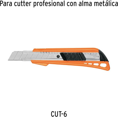 TRUPER REP-CUT-6 10 Blades for 18 mm Snap-Off Knife