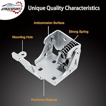 Lower Door Hinge Front Left Driver Side  for 2007-2014 Chevy Silverado Suburban Tahoe Avalanche GMC Sierra Yukon Cadillac Escalade  Replaces 20969645