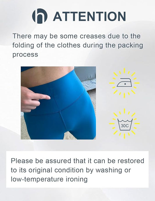 HeyNuts Workout Pro/Yoga Pro 7/8 Leggings with Side Pockets for Women, High Waisted Tummy Control Compression Pants 25''