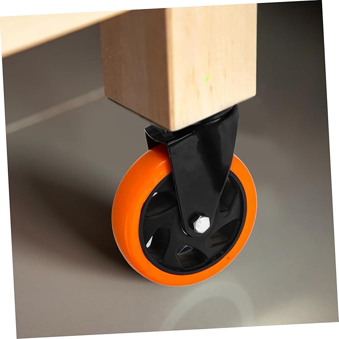5-inch Casters for Home Furniture Replacement Caster Wheels Silent Durable Easy to Install Heavy Duty