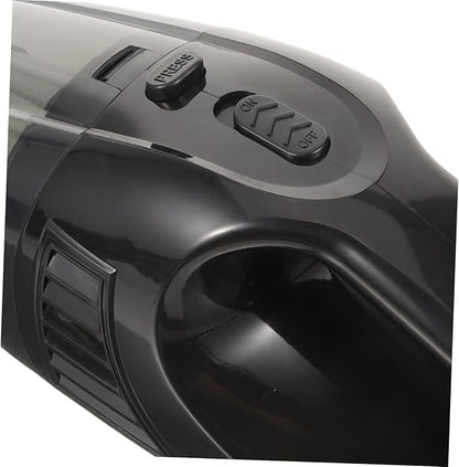 PRETYZOOM 12v Vacuum Cleaner for Car Handheld Auto Vacuum Wet Dry Cordless Rechargeable Black