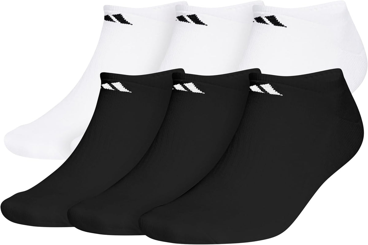 adidas Athletic Cushioned 6-Pack No Show( Men's Medium Shoe Size 5-8 )