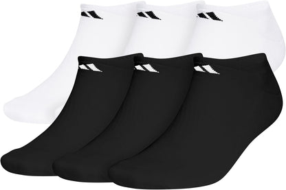 adidas Athletic Cushioned 6-Pack No Show( Men's Medium Shoe Size 5-8 )