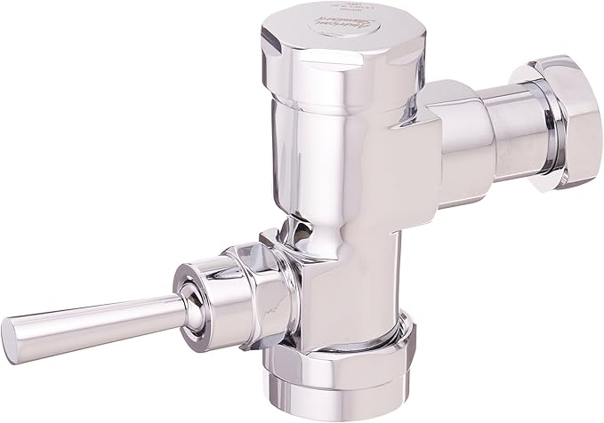 American Standard 6047.525.002 Exposed Manual Flowise 1.28 Gpf Toilet Bowl Flush Valve Only for Retrofit, Polished Chrome