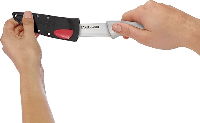 Farberware Edgekeeper Self-Sharpening Paring Knife, 3.5-Inch, Stainless