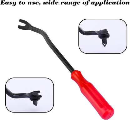 Plastic Fastener Remover Clip Removal Tool, Door Panel (Upholstery) Remover Tool for Automotive Audio Equipment, Door Panels, Trim Panels, Window Trim, Emblems, Plastic and Metal Clips