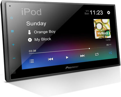 Stay connected with Bluetooth, Alexa, and rear camera. Personalize in-car entertainment with customizable display.