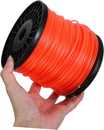 Grass Trimmer Line 100 2.4mm Diameter Nylon Lawn Mower Cutting String Universal Compatibility Easy to Use Replacement Spool