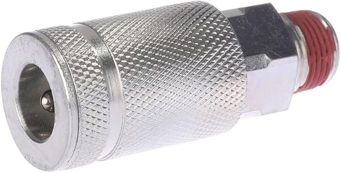 WYNNsky ARO Air Coupler, 38 Inch Body Size, 38 Inch NPT Male Threads Size, Steel Air Compressor Hose Fitting