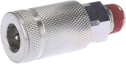 WYNNsky ARO Air Coupler, 38 Inch Body Size, 38 Inch NPT Male Threads Size, Steel Air Compressor Hose Fitting