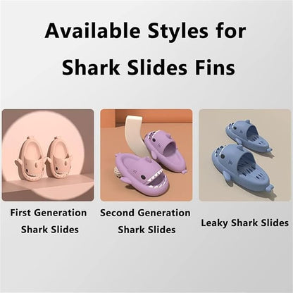 Shark Slides Fins, Cloud Shark Slippers Replaceable Top Fins, Diy Slipper Accessories
