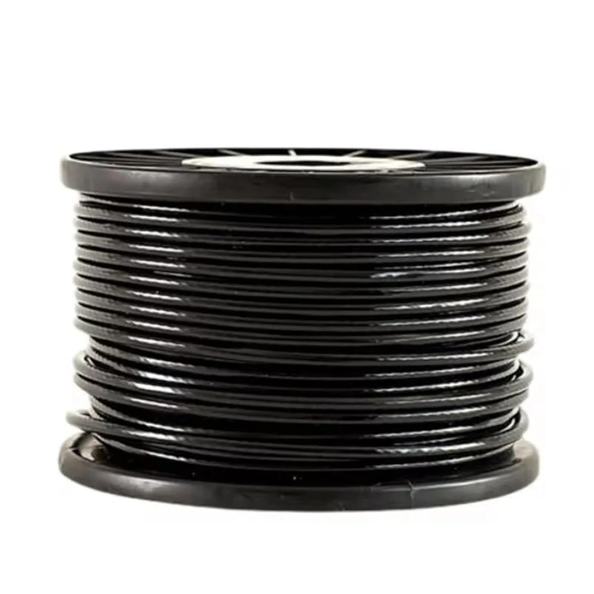Plastic Coated Steel Wire Black PVC Plastic Coated 304 Stainless Steel Flexible Wire Rope Cable Clothesline(2.0mmX30M)
